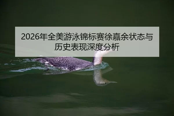 2026年全美游泳锦标赛徐嘉余状态与历史表现深度分析